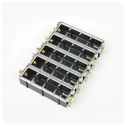6-Pack ,1 Slot 18650 Battery Holder Slot