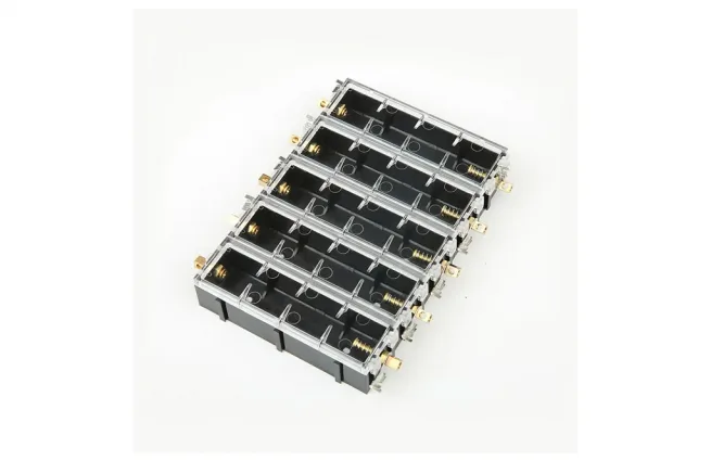 6-Pack ,1 Slot 18650 Battery Holder Slot