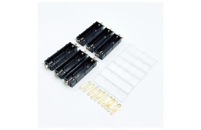 6-Pack ,1 Slot 18650 Battery Holder Slot Accessories Details