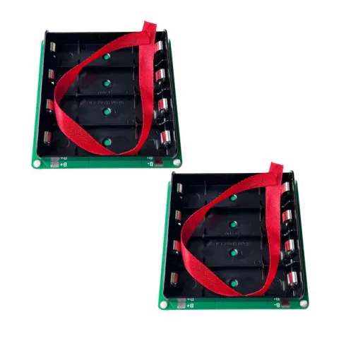 2Pcs 4 Slots with PCB 21700 Battery Holder