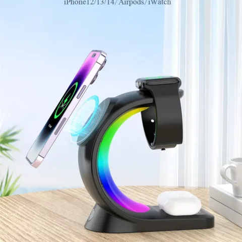 3-in-1 wireless charging station